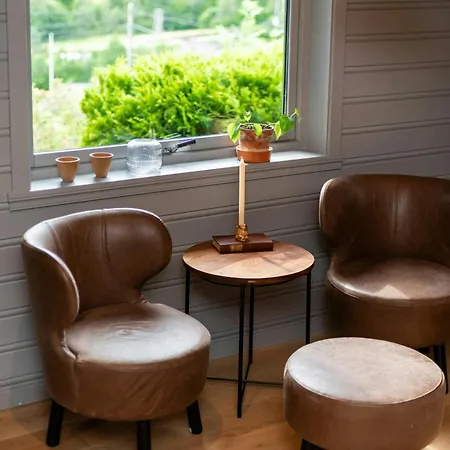 Modern And Rustic With Fjord View In Samnanger * Arland